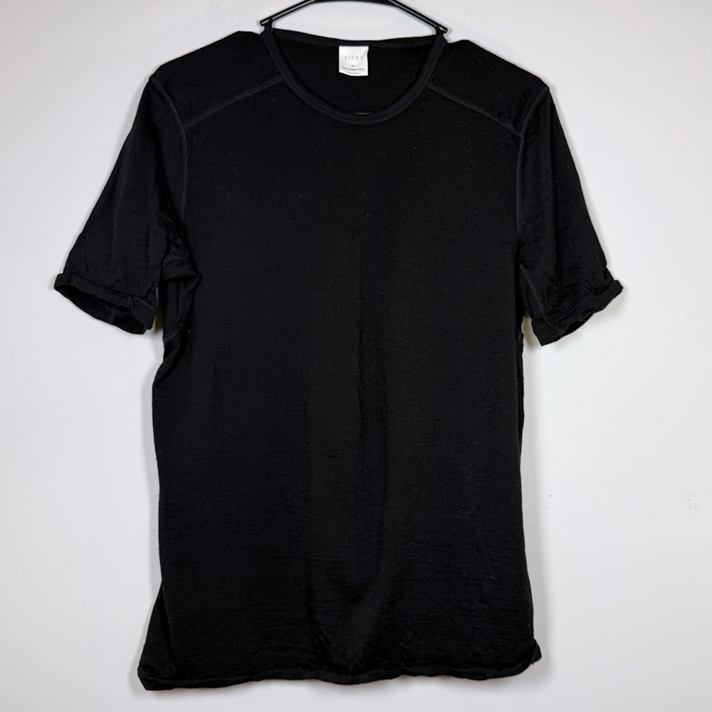 Sioro Black Merino Wool Top - Picture 2 of 7